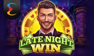 late night win game logo